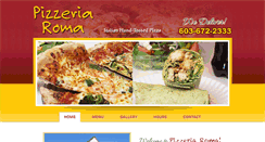 Desktop Screenshot of pizzeriaromanh.com