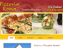 Tablet Screenshot of pizzeriaromanh.com
